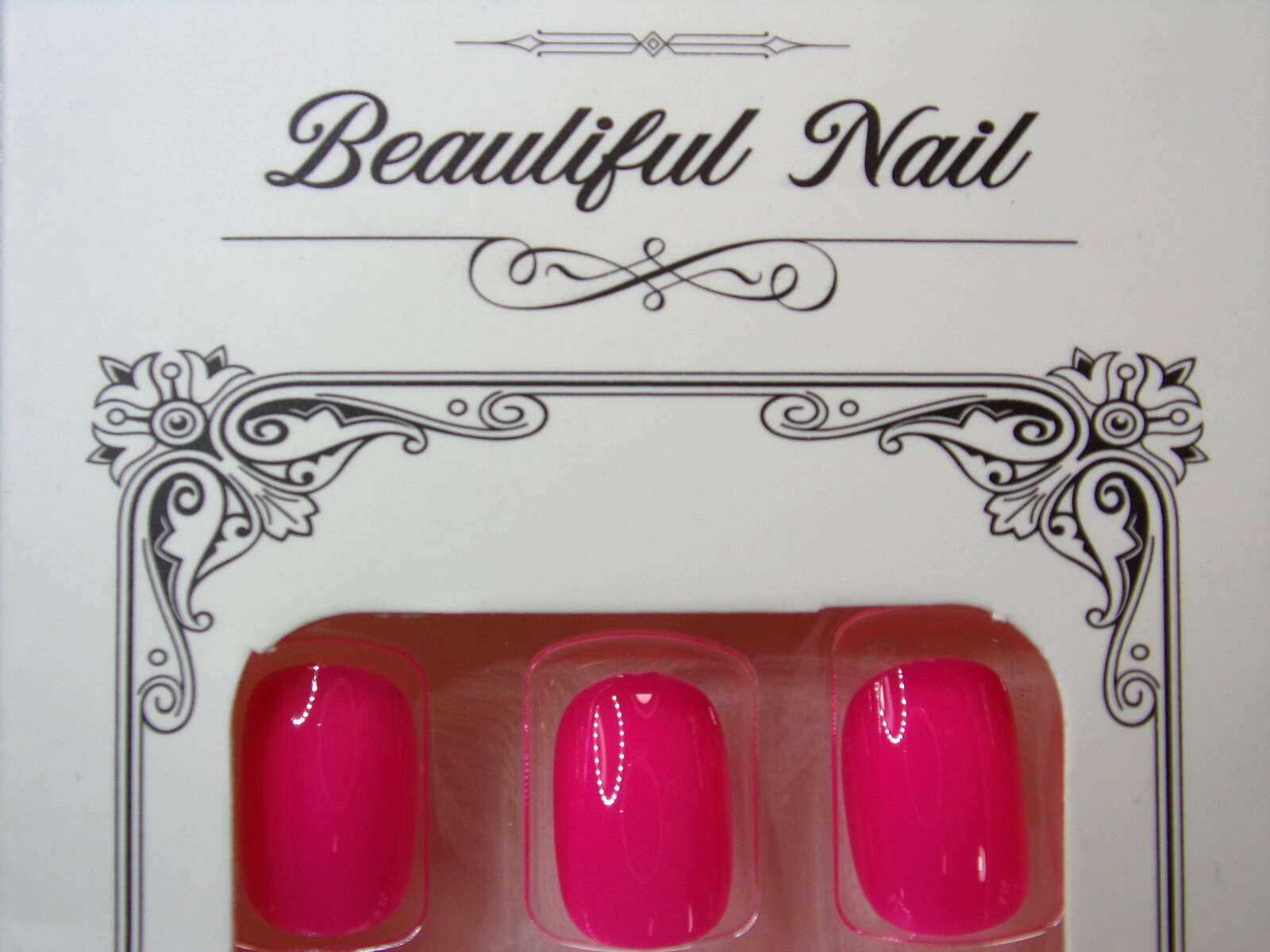 Beautiful Nails Classic Pink glue on Short