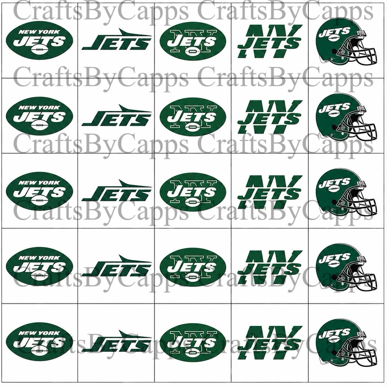 Jets Waterslide Decals For Nails, Hot Wheels, Etc Set Of 50 KC