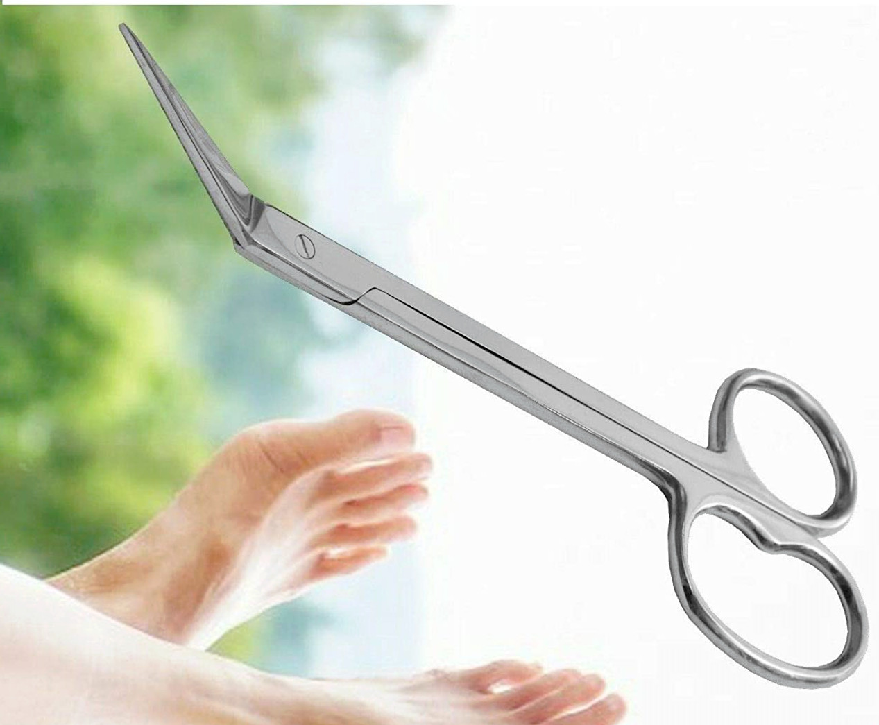 Extra Long Handled Toenail Scissors Clippers Heavy Duty Manicure Pedicure UK
