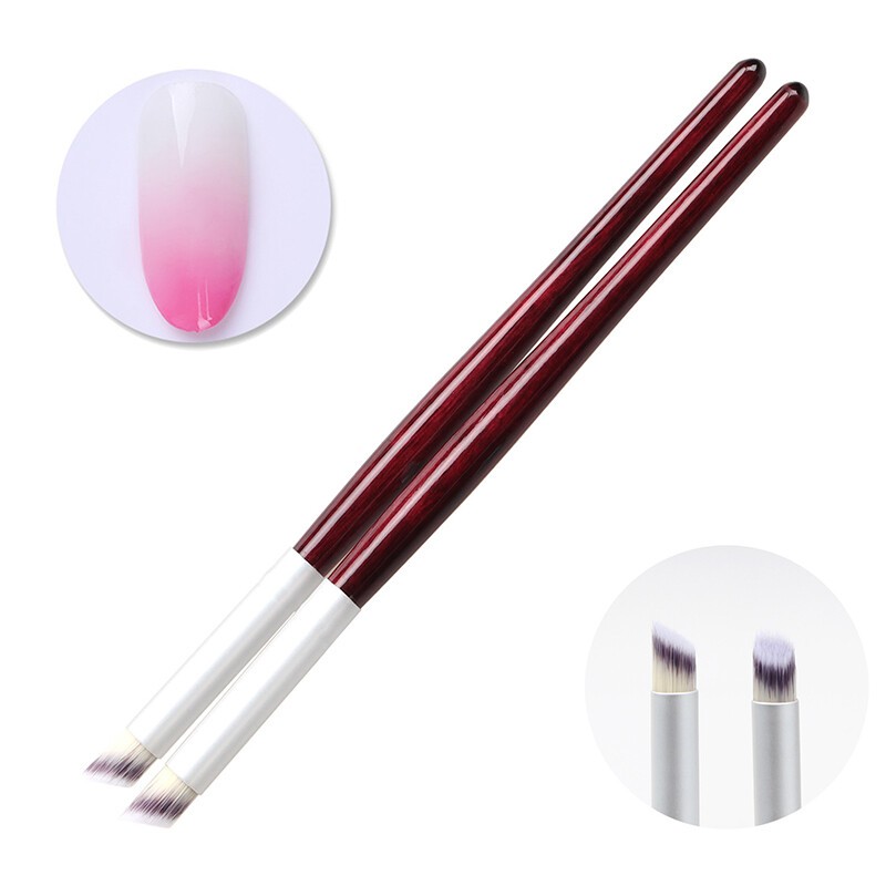 Gradient Nail Painting Brush Art Nail Drawing UV Gel Polish Pen Manicure Tools♪/