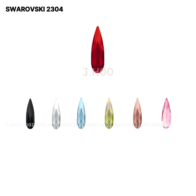 Swarovski 2304 Raindrop Flat Back 10*2.8mm(8pcs)