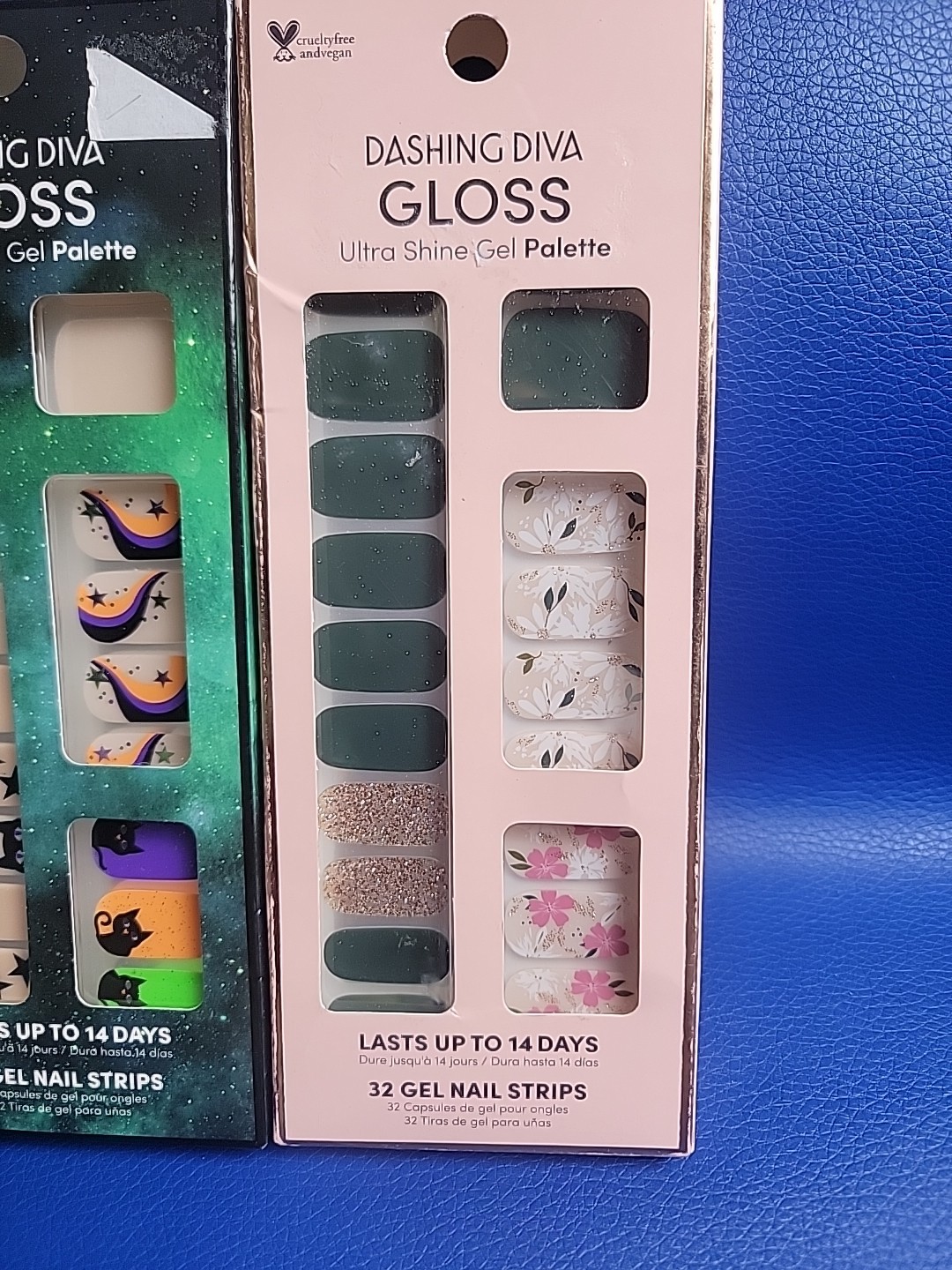 Dashing Diva Gloss Ultra Shine Gel Palette 2 Packs Chip- Resistant Shine 64 Nail