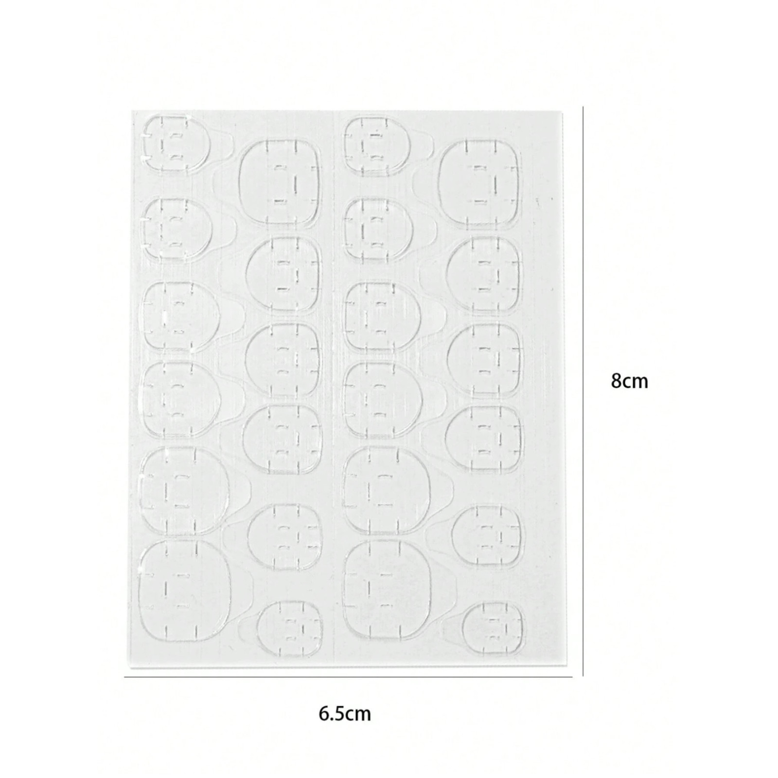 Double-Sided Jelly Nail Glue Tape Gel Stickers For Press-On Nails Adhesive Tabs