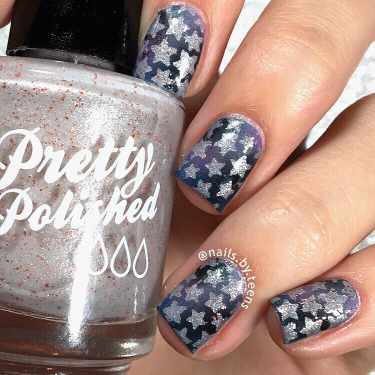 Stars Stencils for Nails, Galaxy Nail Stickers, Nail Art, Nail Vinyls