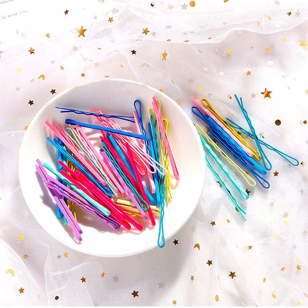 150 Pcs 2.2 Inch Mix Colorful Bobby Pin for Girls Multi-colored(2.2Inch)