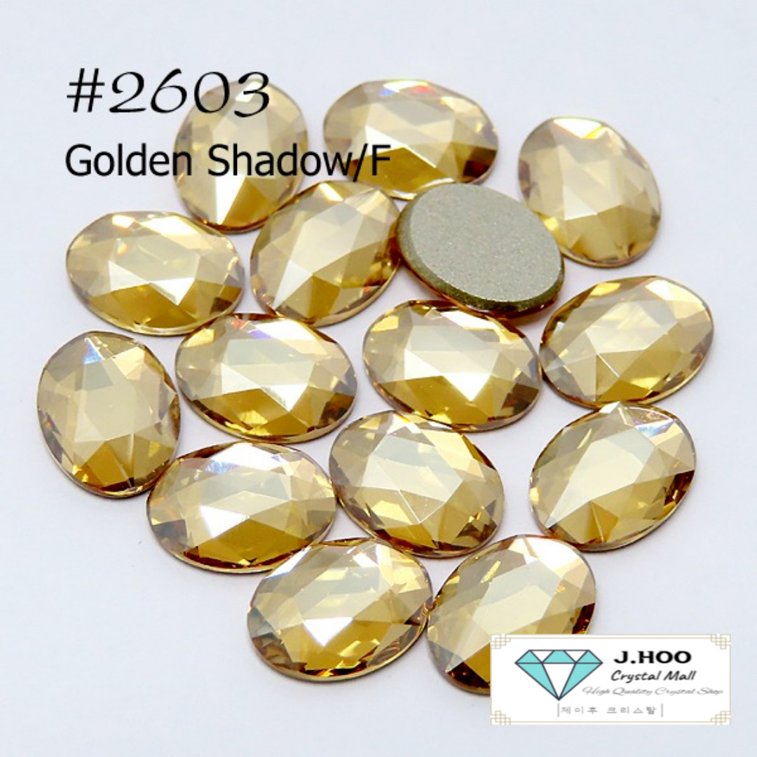 Swarovski 2603 Oval Flat Back 8*6mm (8pcs)
