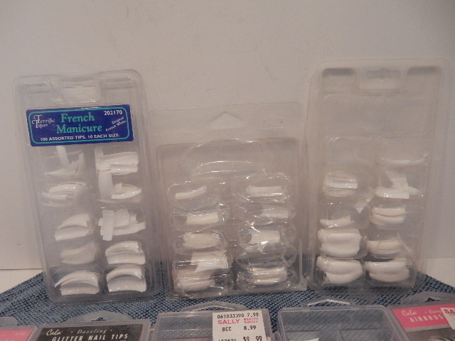 Cala Airbrush Nail Tips & Unknown Brand Name Lot