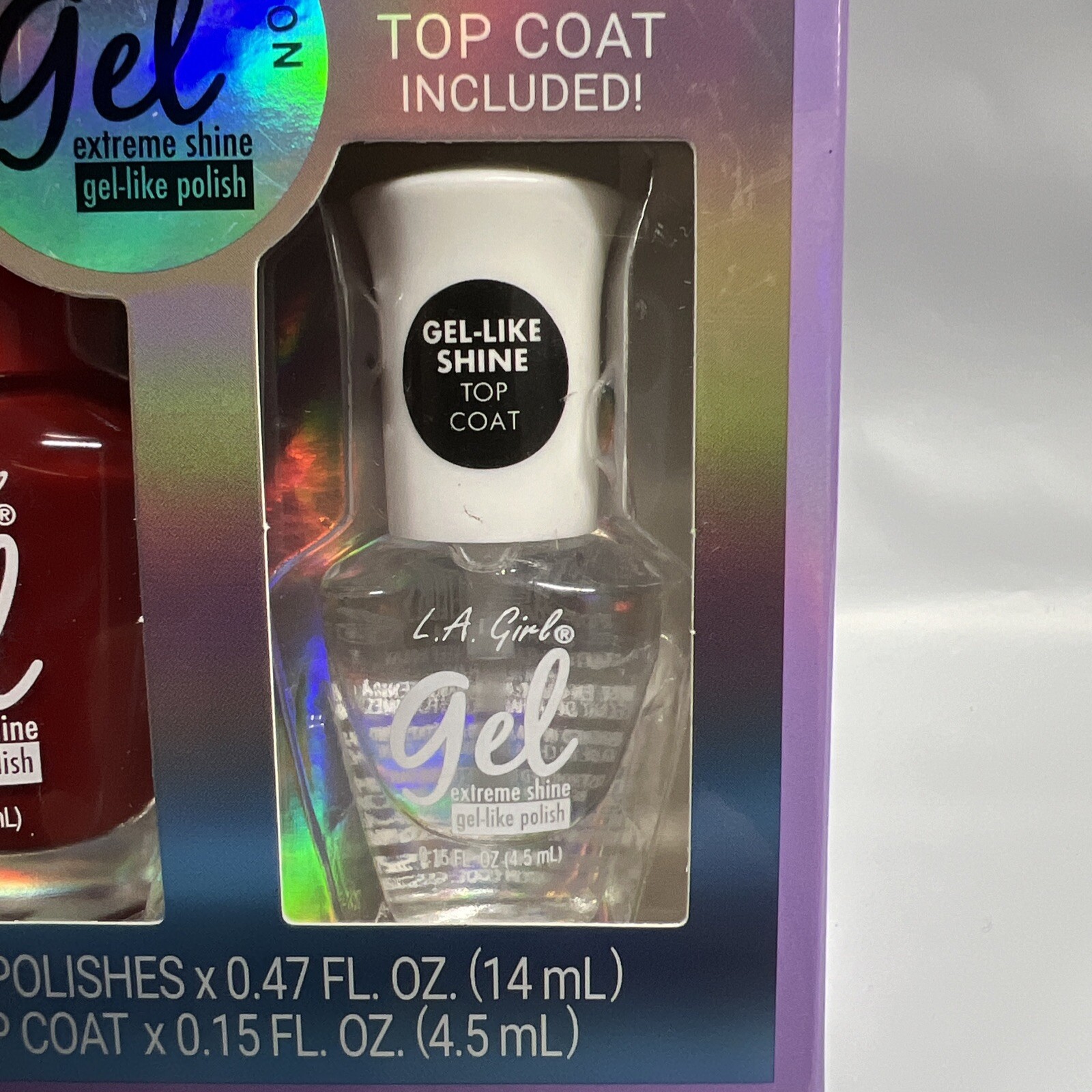 LA Girl Mani Ways To Shine Limited Edition Gel Extreme Shine Gel Like Polish 4pc