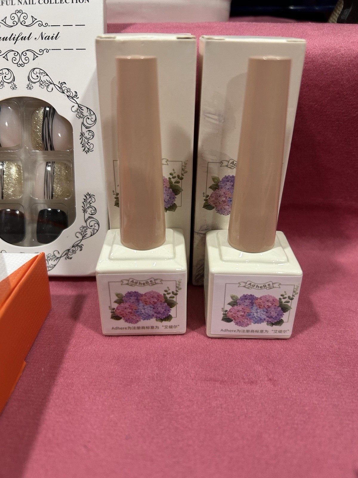 10 Piece Press On Nails for Hands and Feet with Glue Included (see Picture) New