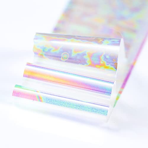 10 Rolls Neon Nail Foil for Long Acrylic Nails Holographic Nail Transfer Foil