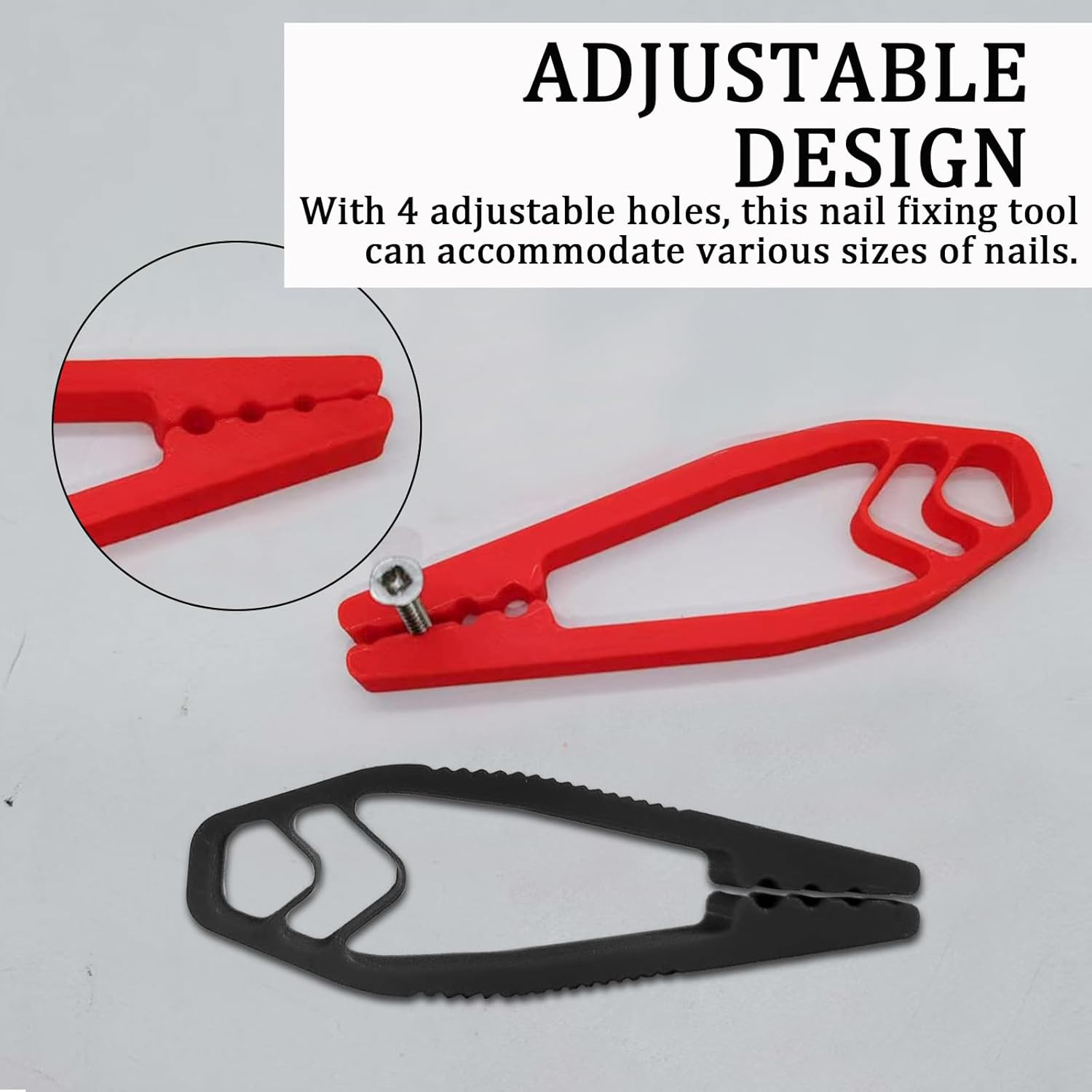 3Pcs Nail Holder Pliers for Hammering – 3D Printed Adjustable Nail Holder Fixing