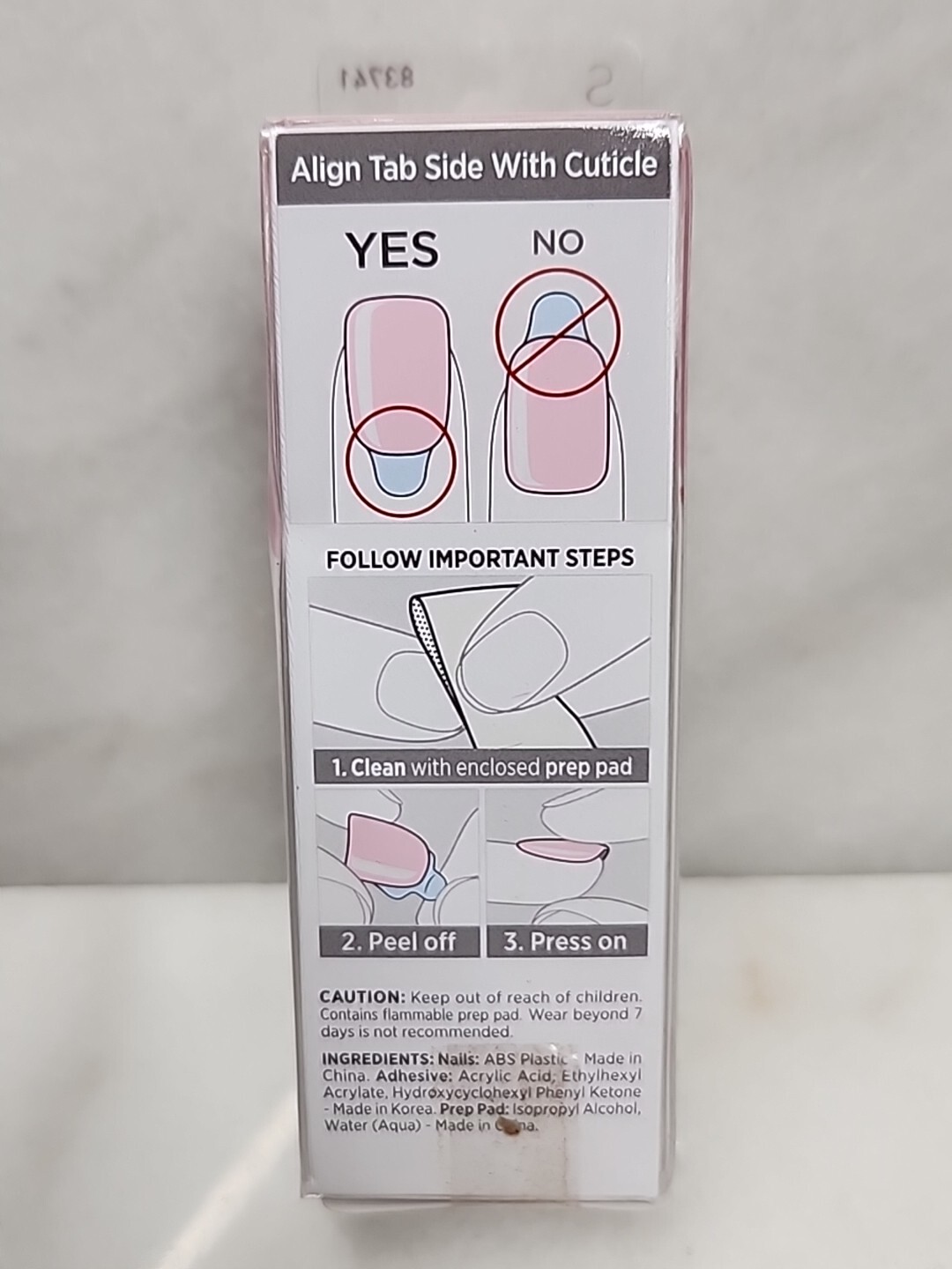 1 KISS imPRESS Color Press-On Manicure, Gel Nail Kit, PureFit Short Pick Me Pink