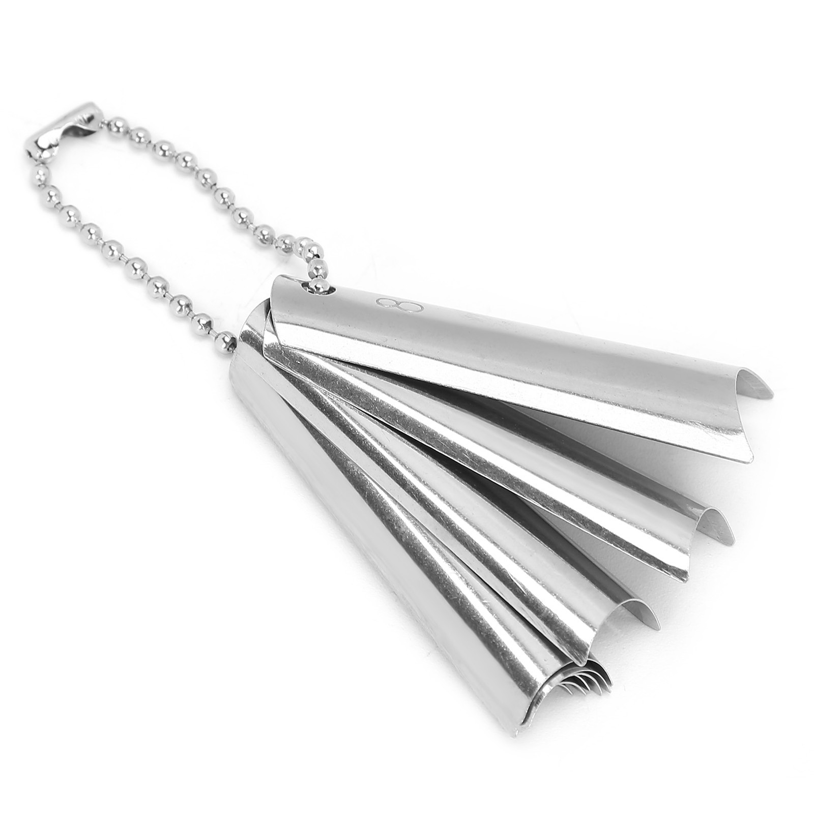 18Pcs French Manicure 9 Sizes Single Tips Deep C Shape Cutter Tool Nail Edge