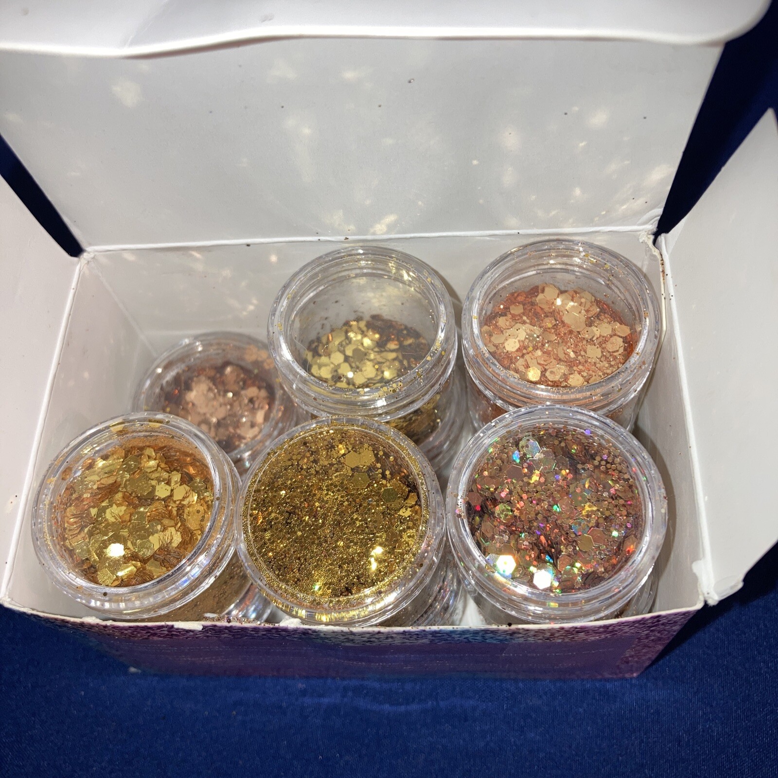 LAZA Art & Nail Glitter, 11 Ultra brilliant Diffrent Colors Art Glitter.