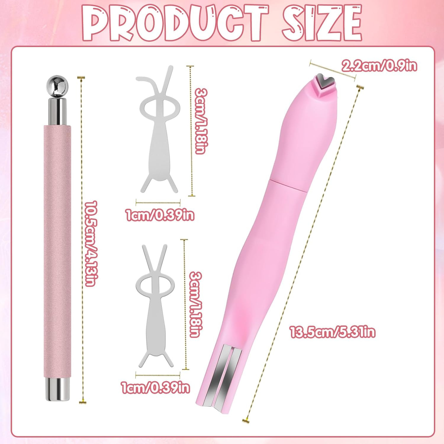 4Pcs Cat Eye Nail Magnet Kit, 3-In-1 Magnet for Gel Polish with Dual-Ended Pen &