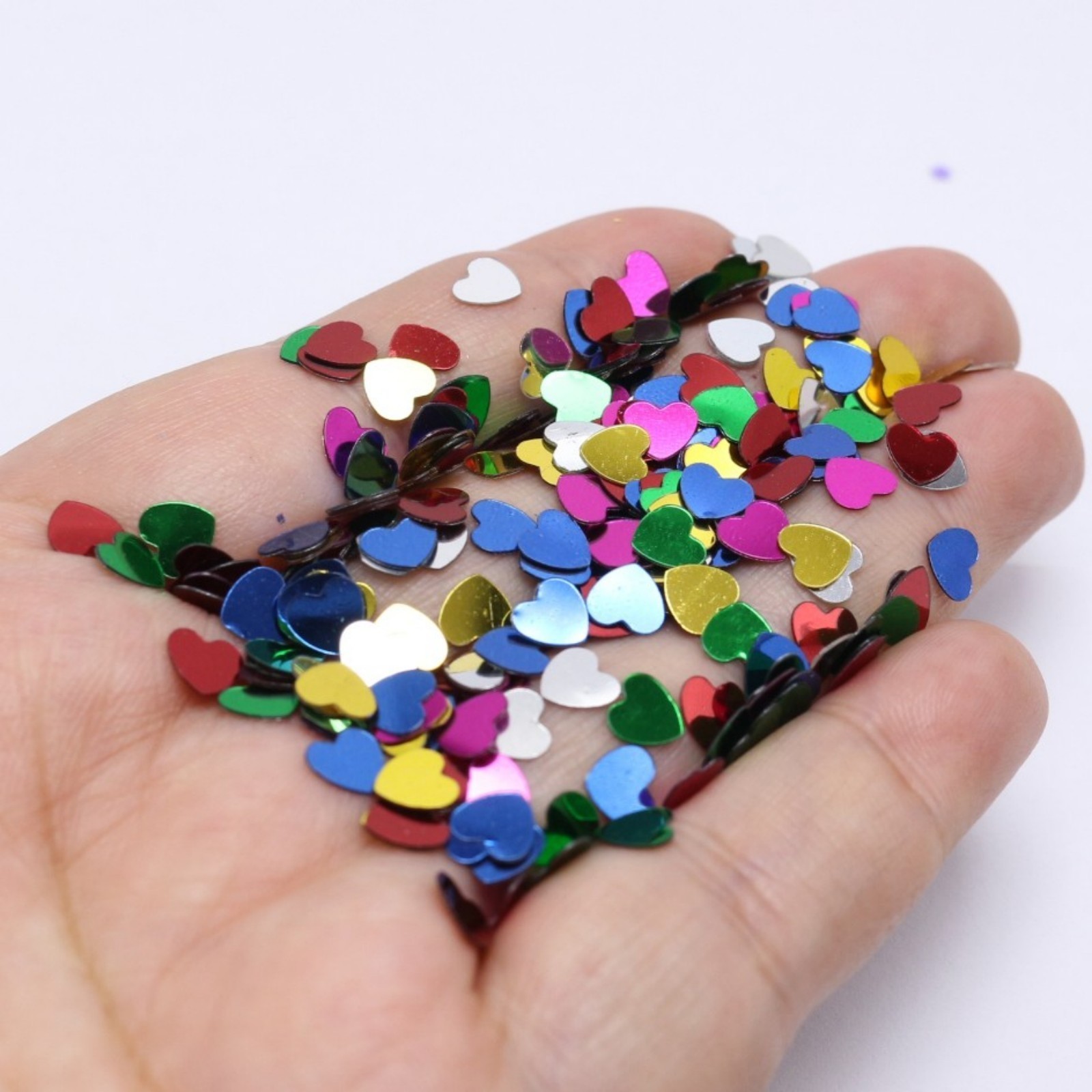 30/60Gram Mixed Metallic Color Sequins Loose Flakes Mini Nail Art Tips Scrapbook