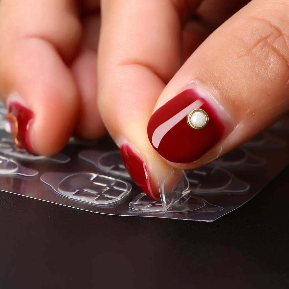 20 Sheets of Self-Adhesive Nail Tabs – 480 Pcs Jelly Stickers for Convenient Use