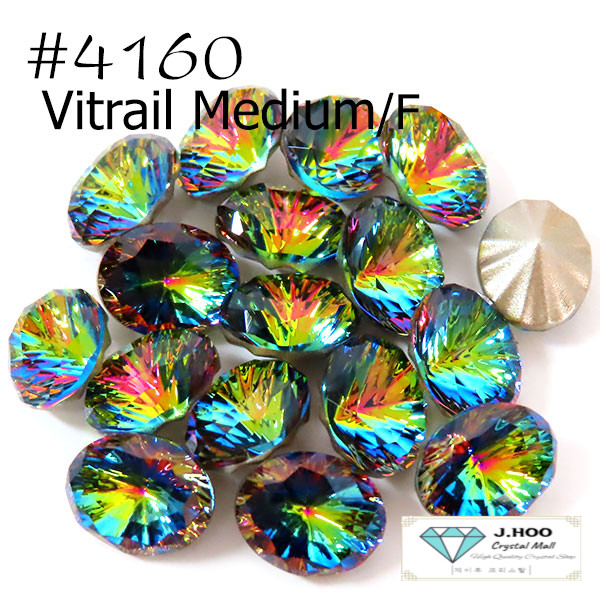 Swarovski 4160 Mystic Oval Fancy Stone 8*6mm(2pcs)