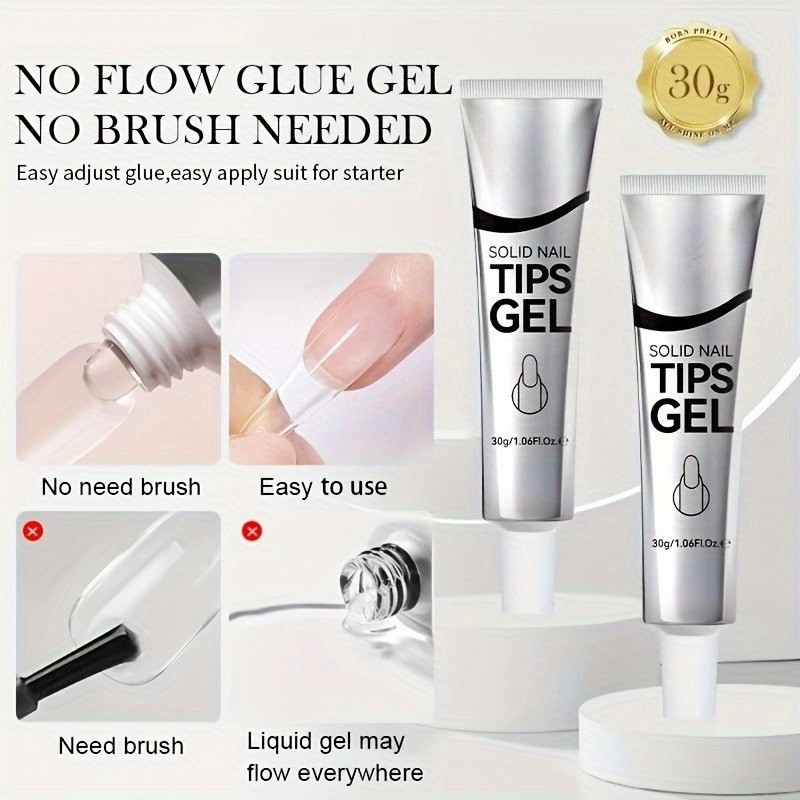 Durable Non-Toxic False-Nail-Specific Super Strong Nail Glue for False Nail Tips
