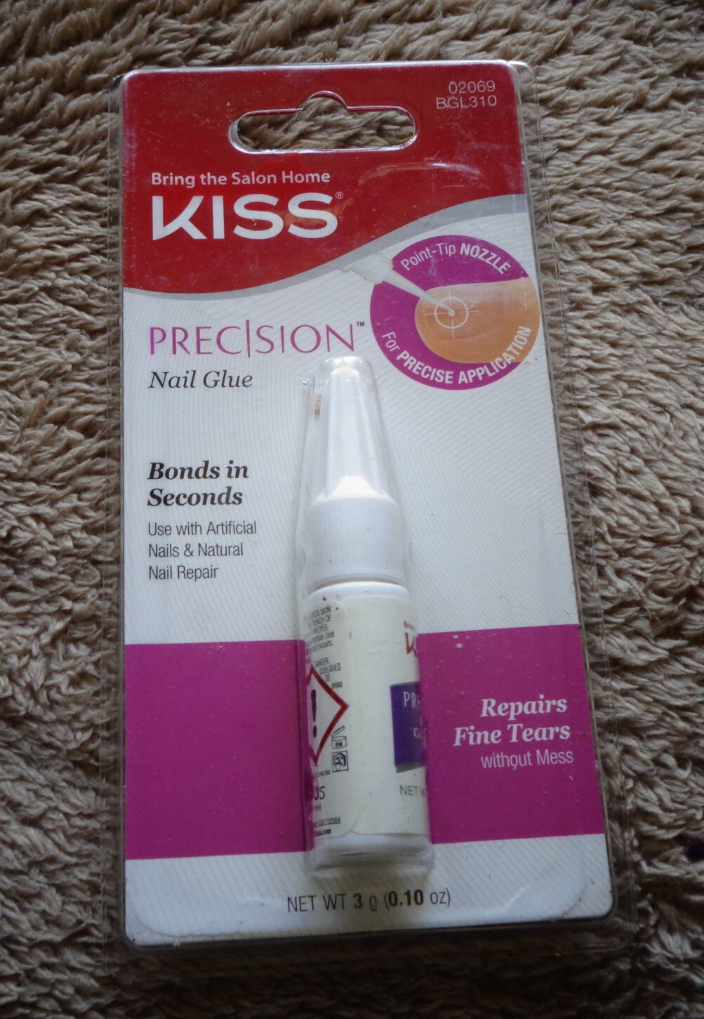 New Kiss Precision Nail Glue 0.10oz/3g