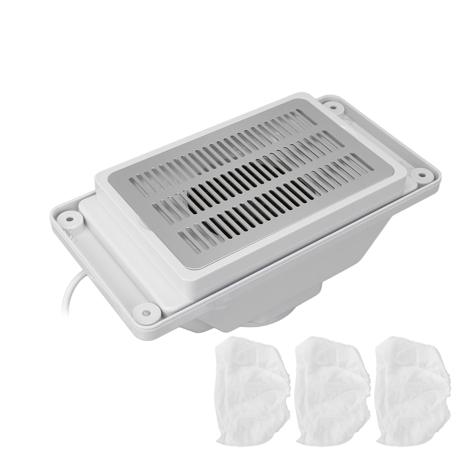Portable Nail Dust Collector Desktop Built in Machine Suction Vacuum Fan Tools