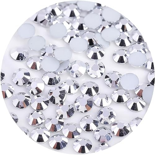 4500 Pcs SS12 3mm Flatback Rhinestones for Nails Art SS12/3mm/4500 PCS Silver