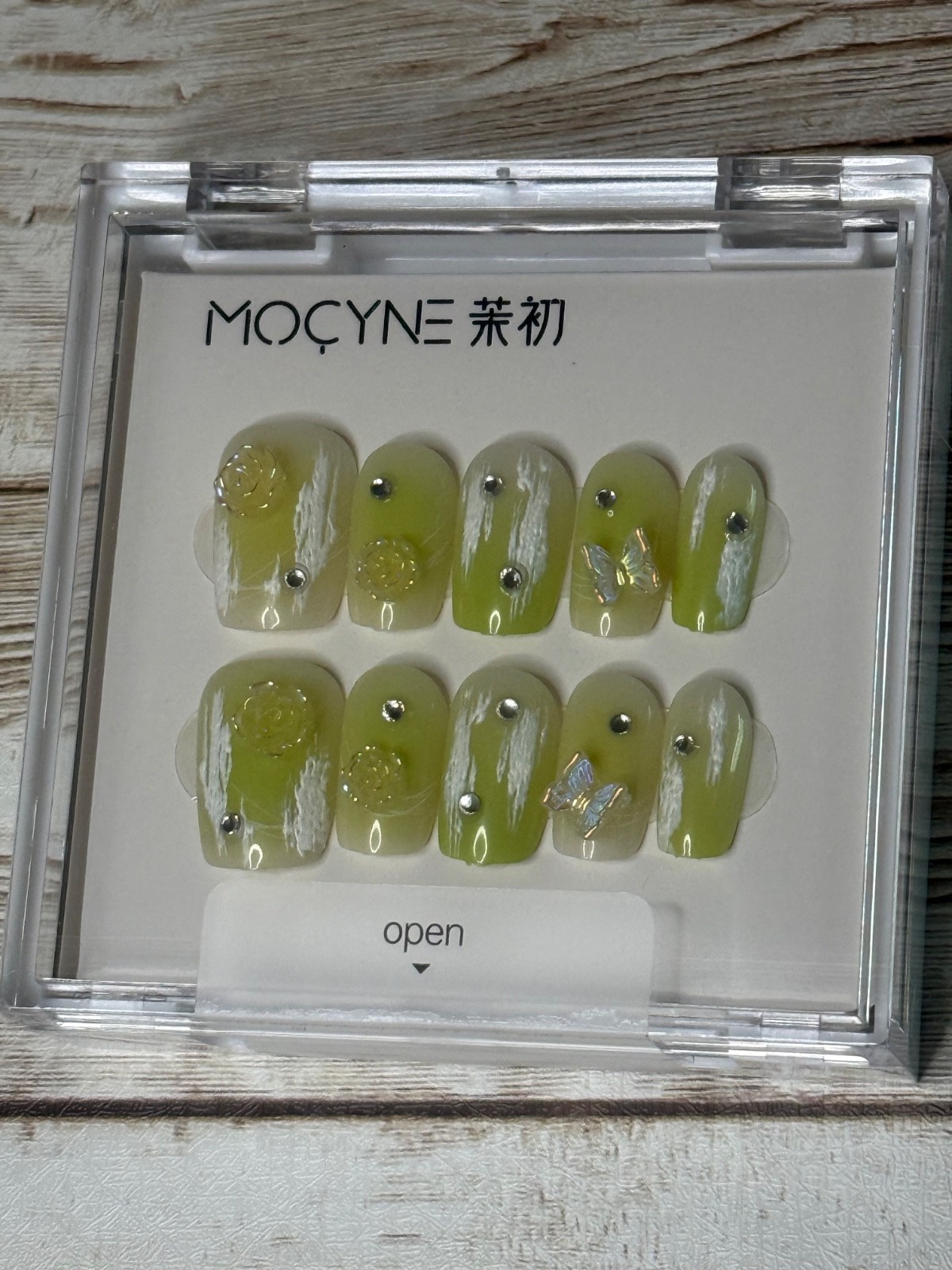 Mocyne Rhinestone Press On Nails 3D Design Choose Style Brand New