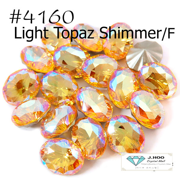Swarovski 4160 Mystic Oval Fancy Stone 8*6mm(2pcs)