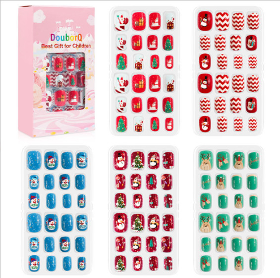 120Pcs/Set Children’s Lovely Nail Enhancement Set Best Gifts For Kids