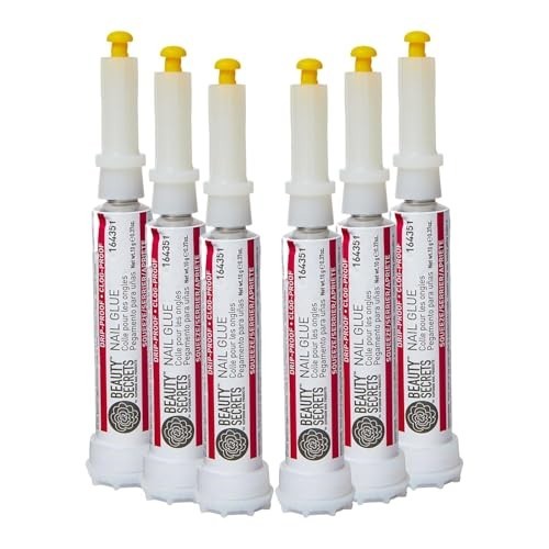 Nail Glue 6 Pack – Drip & Clog Proof, Strong Hold for Nail Art & Repairs