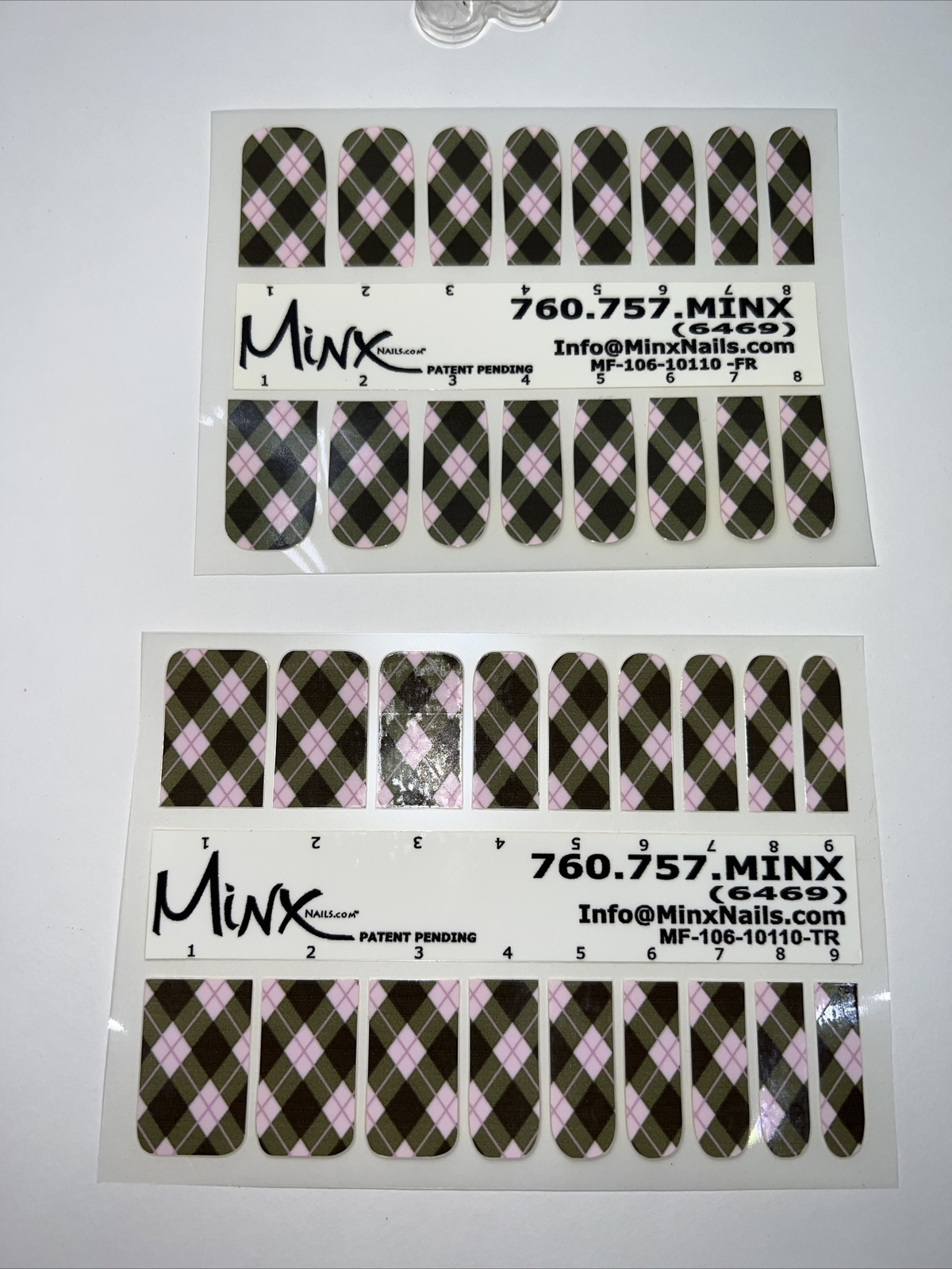 Minx Foil Nail Cover Nail Art Sticker Manicure Wraps