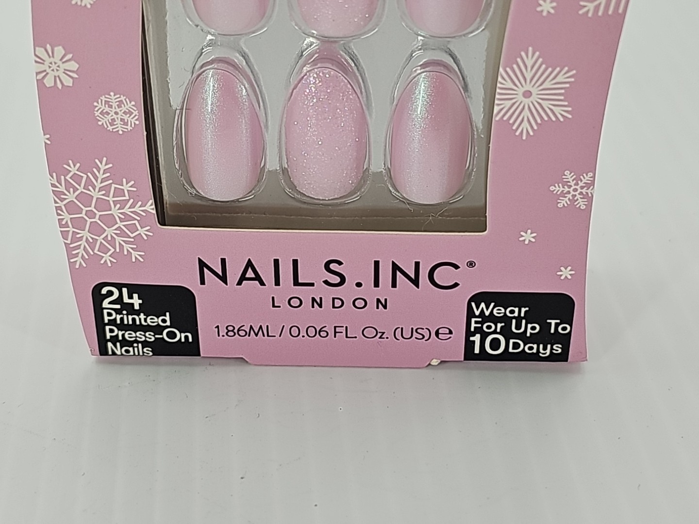 Nails.Inc London • I Say Snow & Feeling French • Quick & Easy Press-On Nails [P]