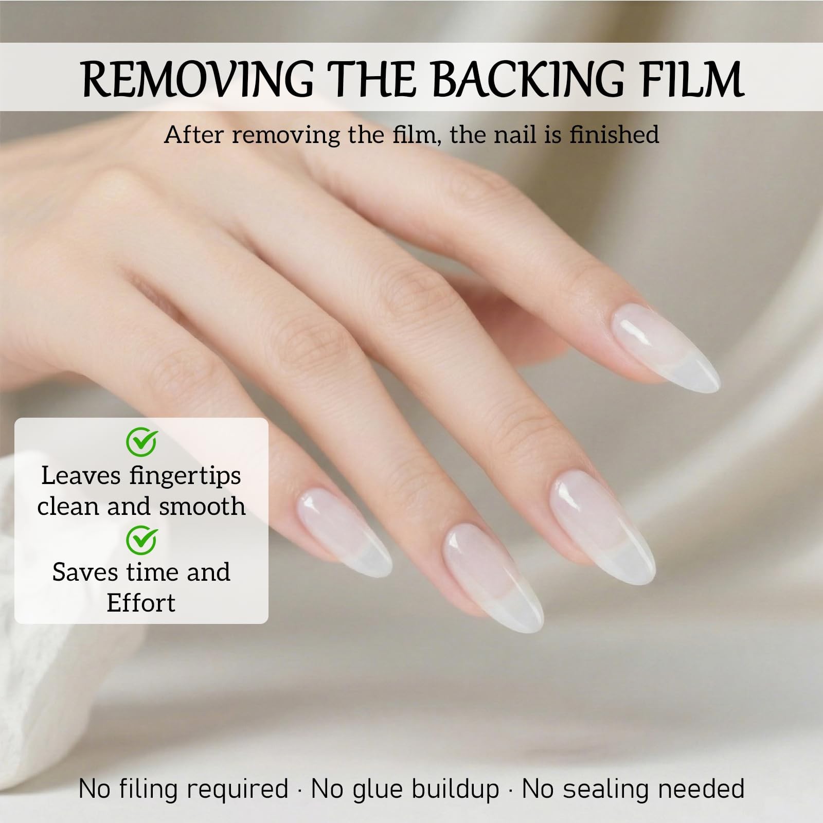 240 PCS Original Sandwich Nails Dual Forms, 15 Sizes Long Coffin Reusable Nai…
