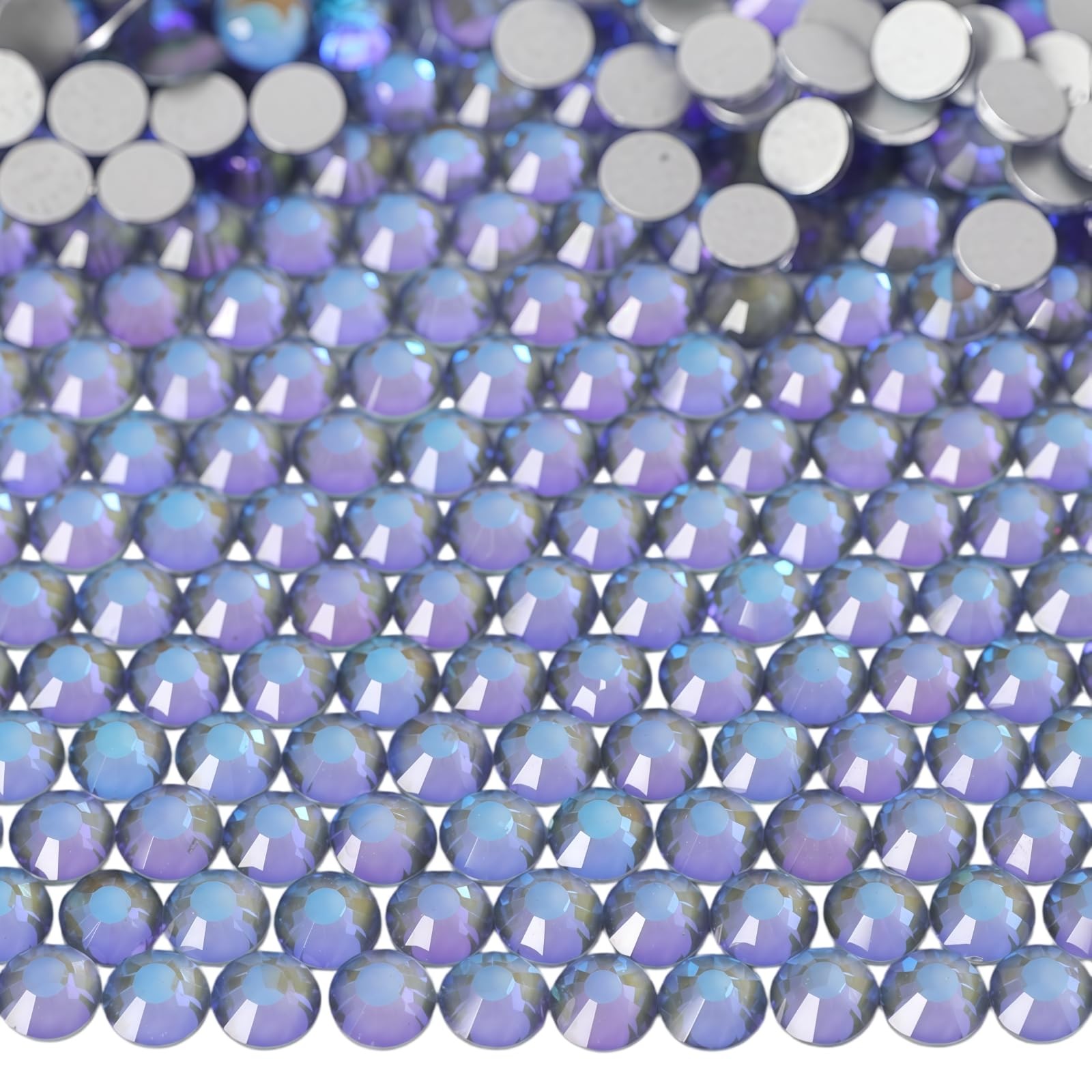 Diamonland Flatback Glass Crystal Rhinestones Rounds Gems for Bedazzling Nail…