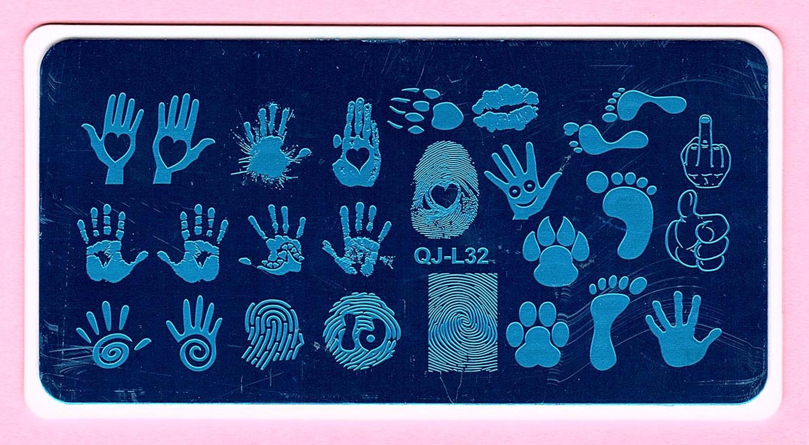 Valentines Day Love Nail Art DIY Stamping Metal Template Stencil Image Plate NEW