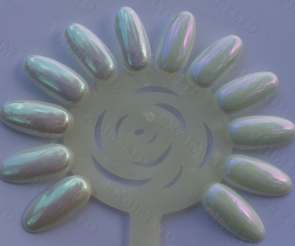 NEW Multicolor Ceramic Pigment Nails Porcelain Mirror Powder Mermaid Effect UK