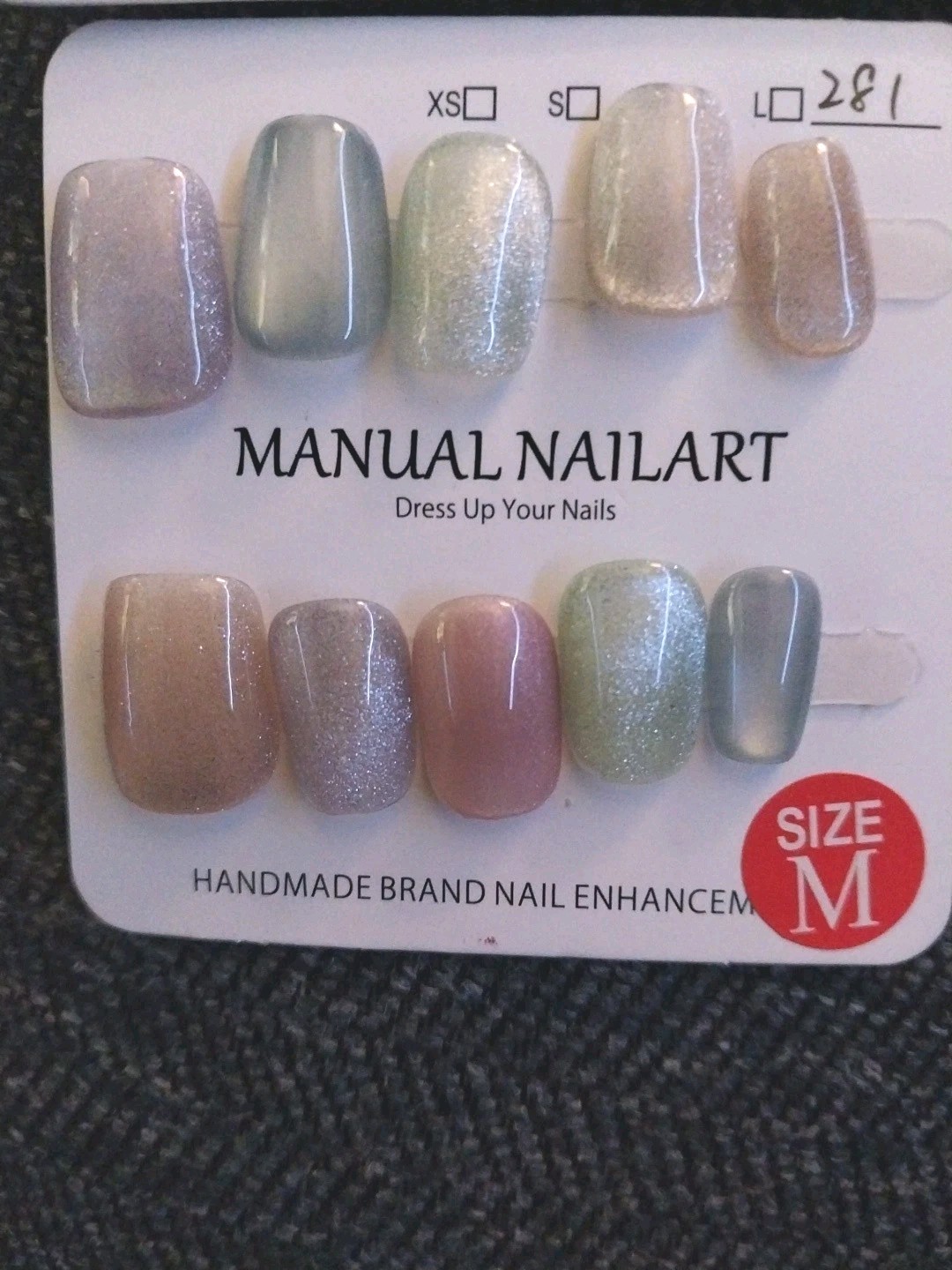 Handmade Press On Nails Lot of 2 Sets – Custom Luxury Gel False Nails Brand New