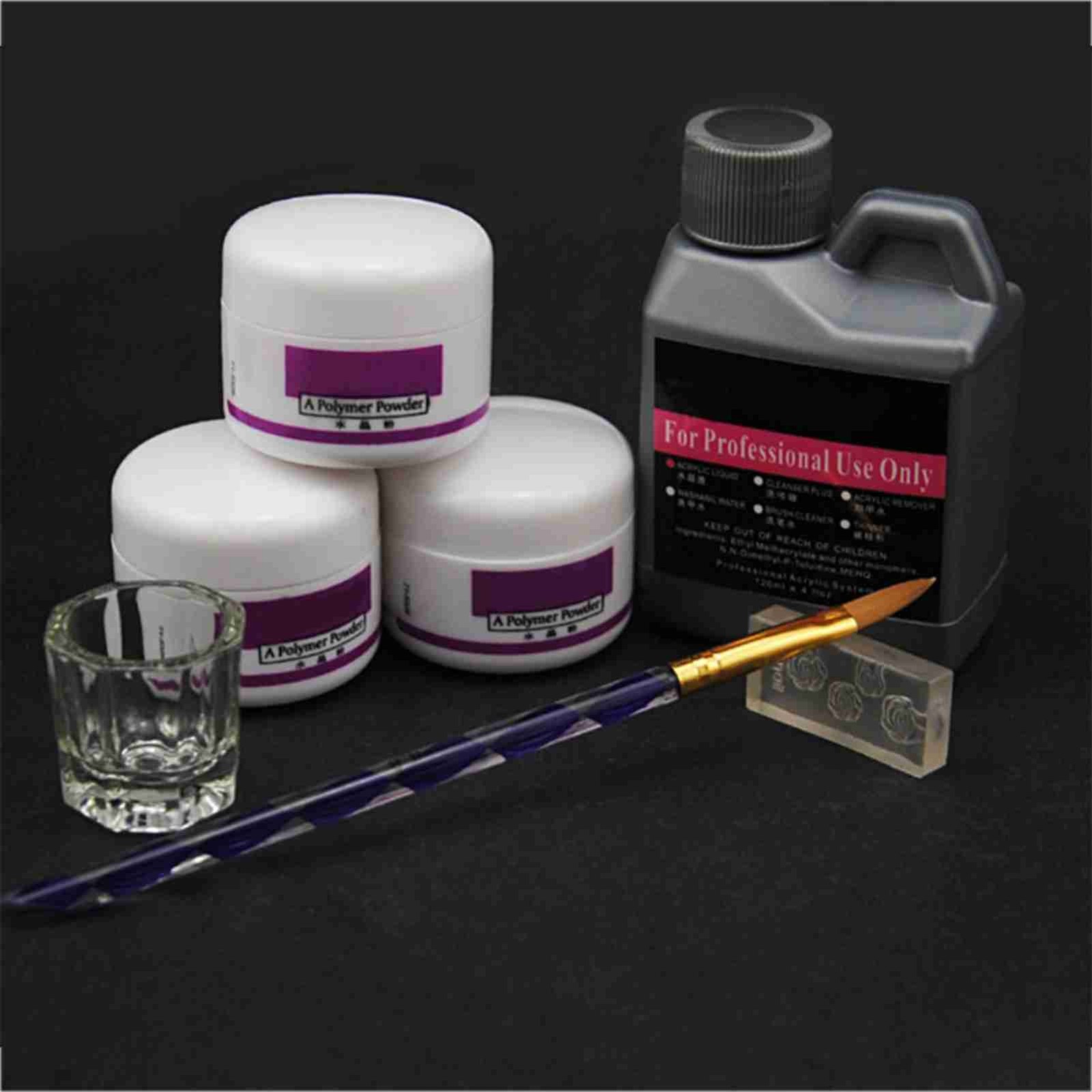 Crystal Liquid Acrylic Powder Set Safe For DIY Nail Art Excellent