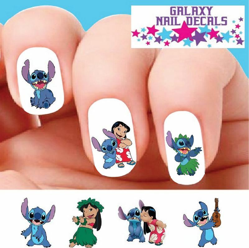 Waterslide Nail Decals – Set of 20 Lilo & Stitch Assorted