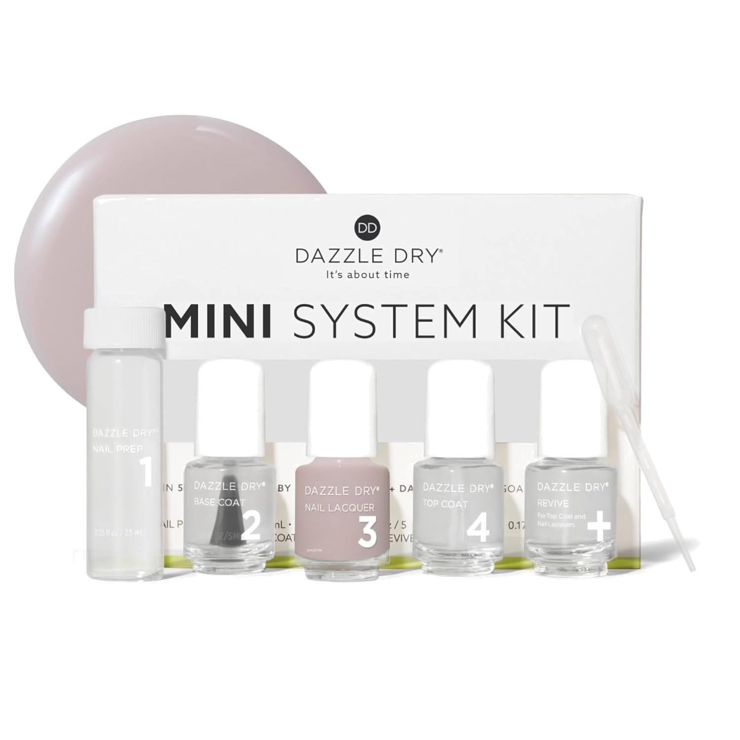 Chiffon Moment Mini Nail Kit | 4-Step Non-Toxic System for Salon Quality 5 Ma…