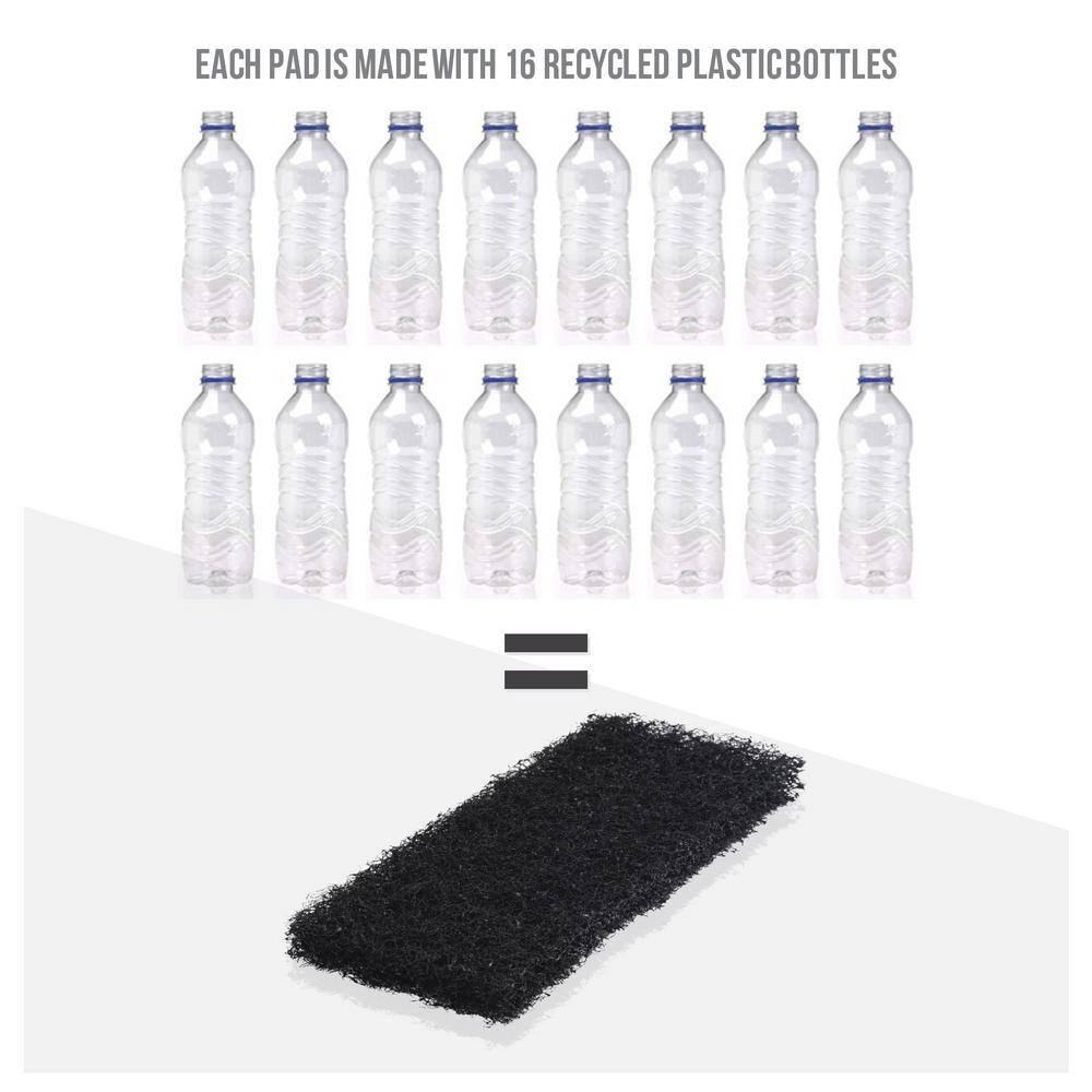 4.5 In. X 10 In. X 1 In. Black Extra Heavy-Duty Water Based Latex Resins Maximum
