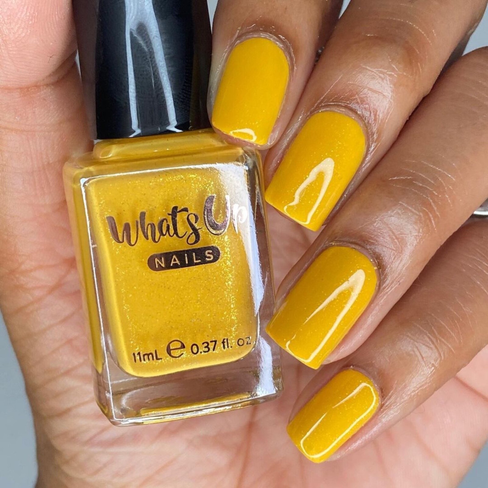 Bear Trap Regular Polish (Mustard Yellow w/ Shimmer), Nail Polish for Nail Art