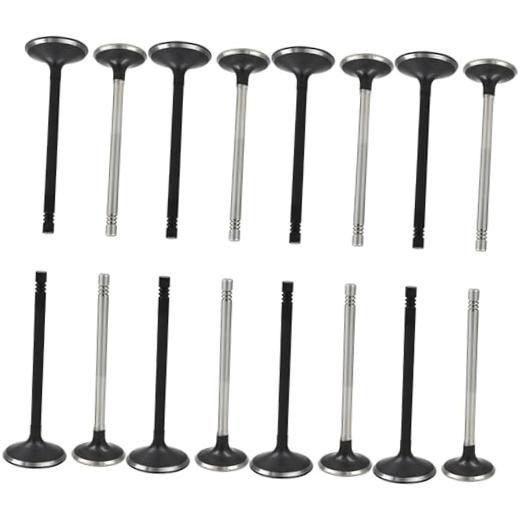 16 Pcs Intake Air-out Engine Valves 12622329 12615936 Replacement for GM 2.0