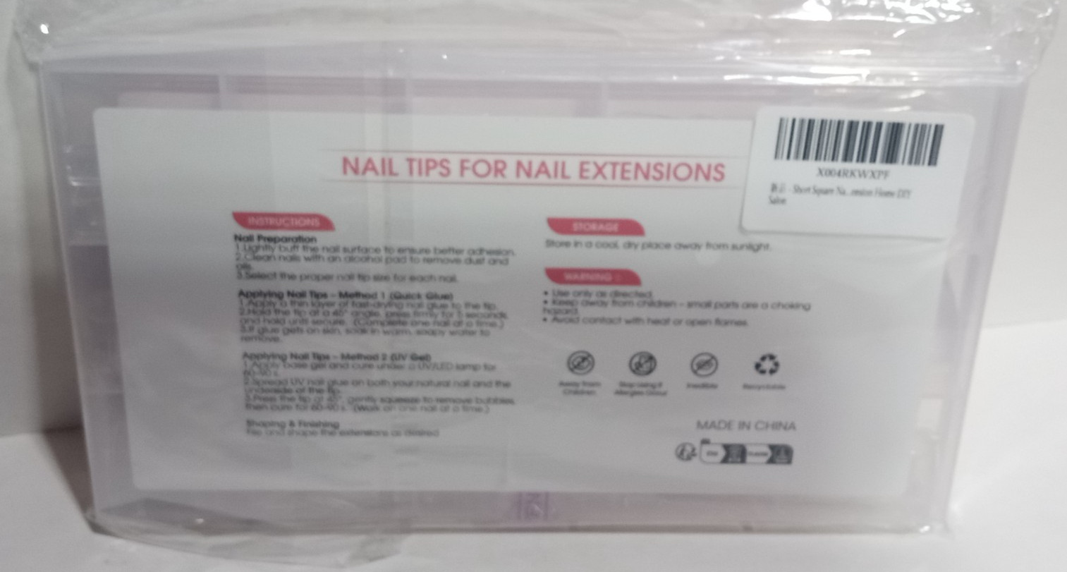 SSWSBYKE Soft Gel Nail Tips Kit for Nail Extensions – 15 Sizes, 300 Pieces