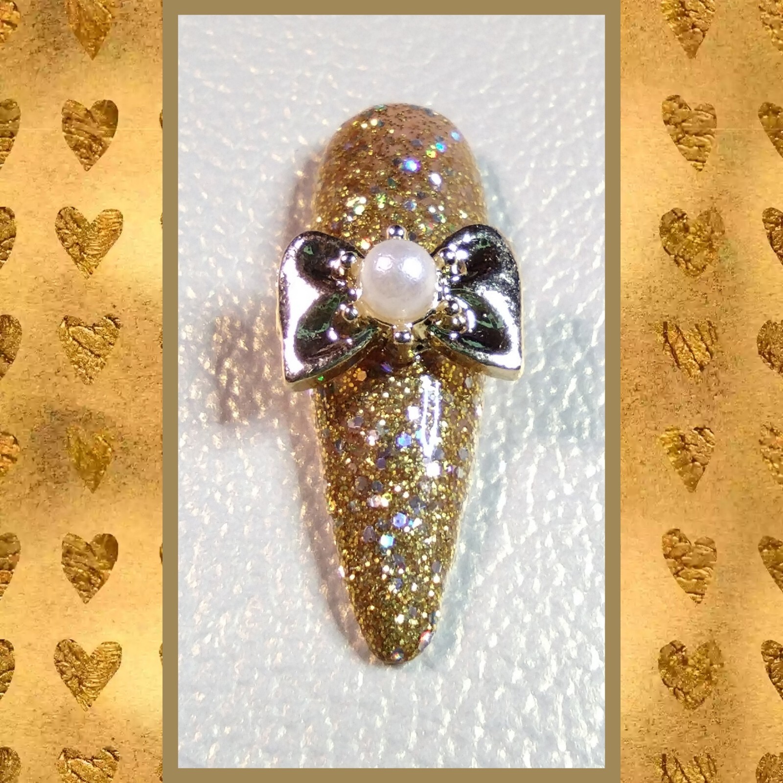 Gold Chrome Press On Nails