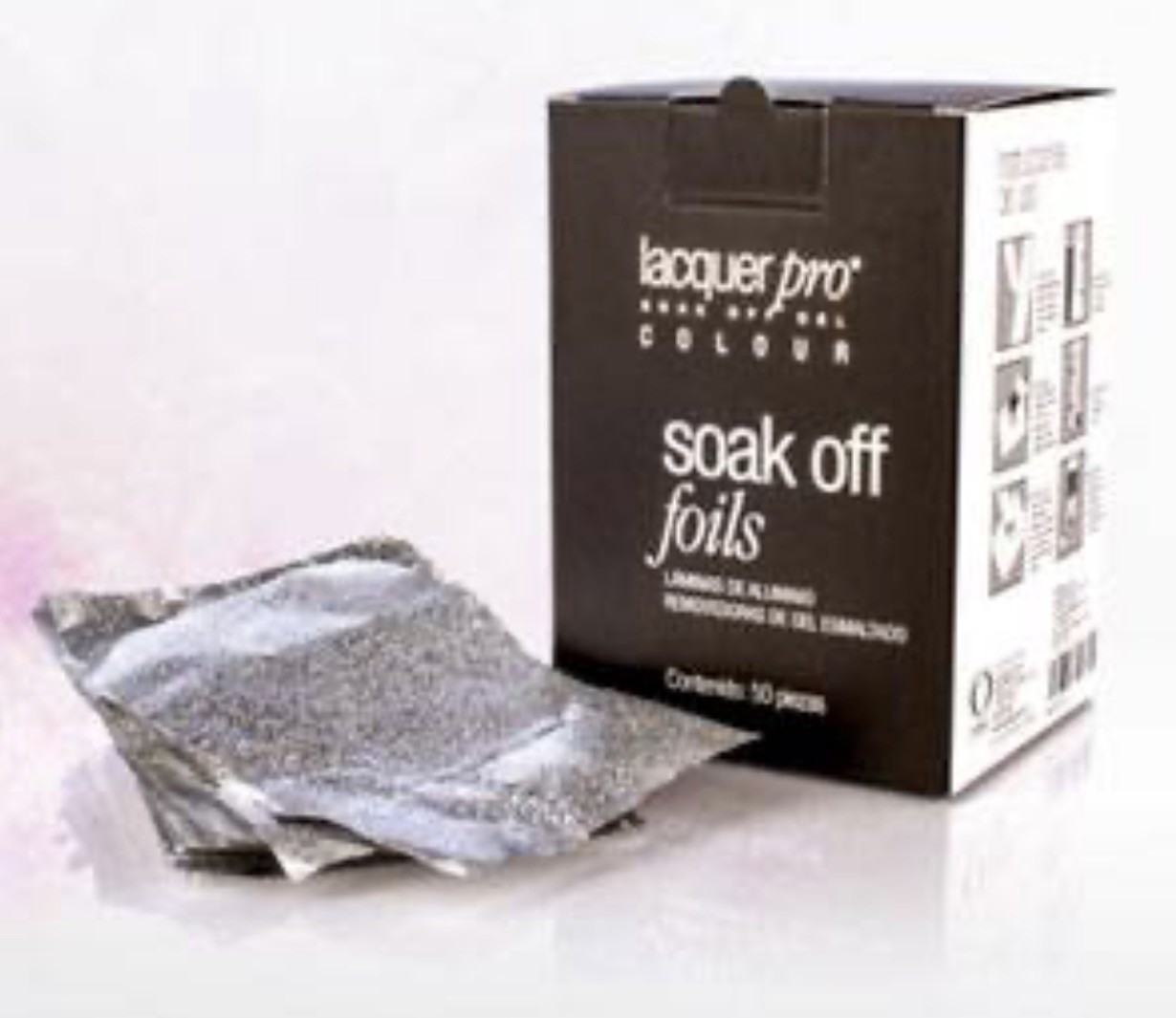 Soak Off Foils Removal Wraps with Cotton Pad 50pc