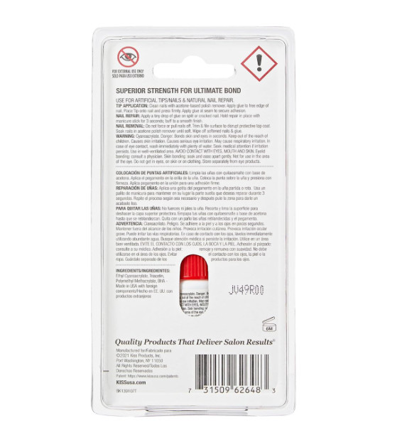 PowerFlex Maximum Speed Nail Glue Fast Dry Adhesive Nozzle Tip 3g
