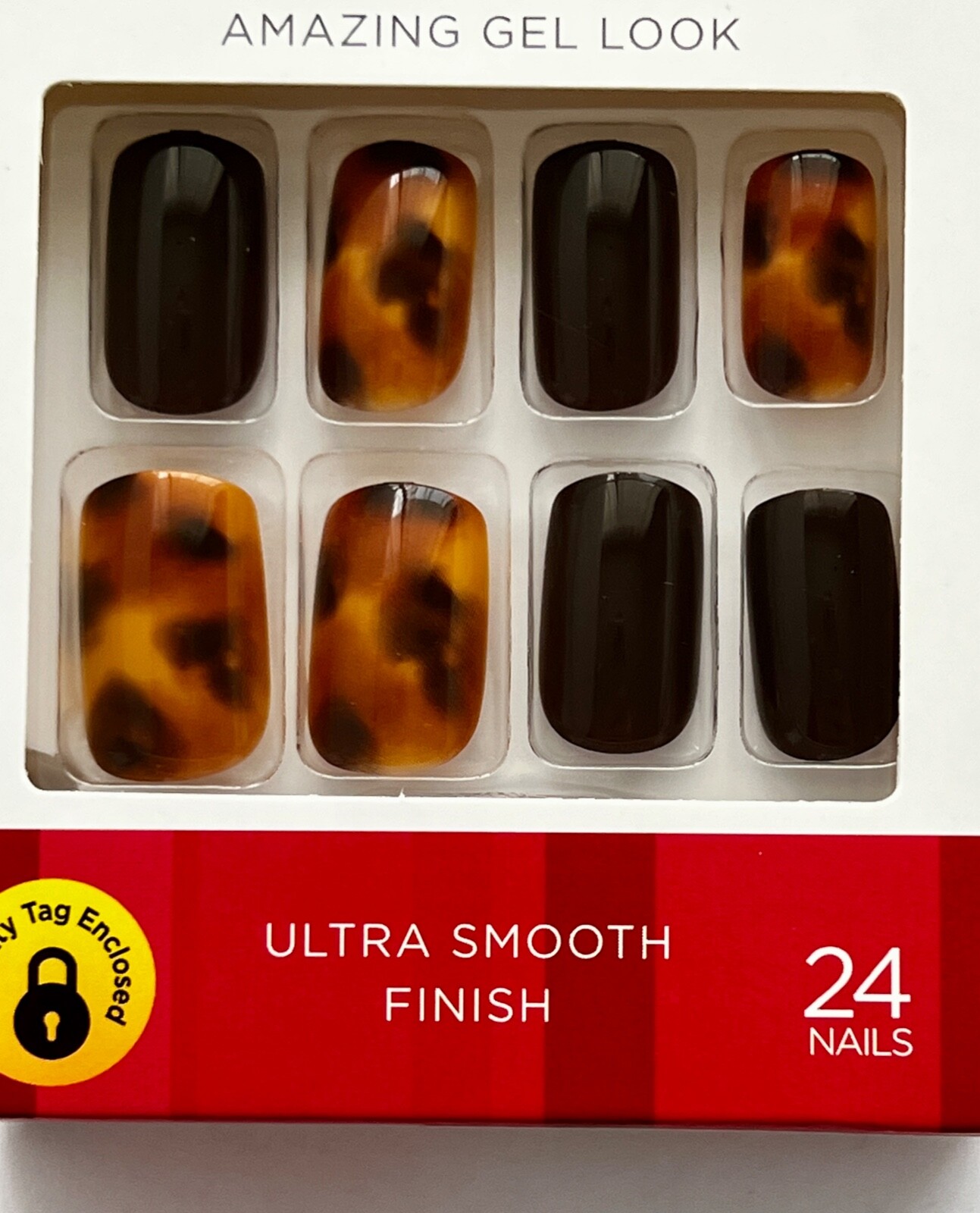 KISS Fantasy Ready to Wear Gel Nails Medium Length 24 count Twirl Girl FDFN03