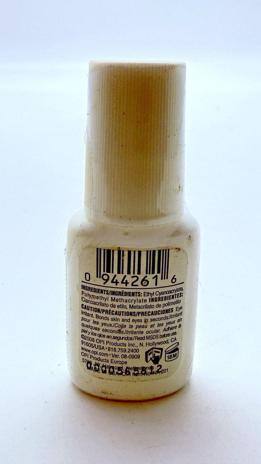 OPI Thin Set Nail Adhesive Professional-Grade Long-Lasting – 0.25 Oz NWOB