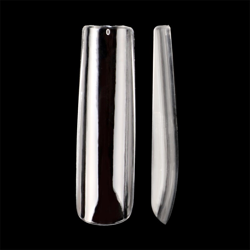 XL XXL Long Square False Nails Salon Full Cover Fake Nail Art Tips Extention DIY